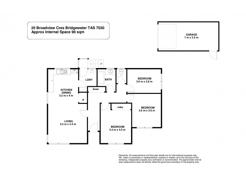 20 Broadview Crescent, Bridgewater TAS 7030 Floorplan