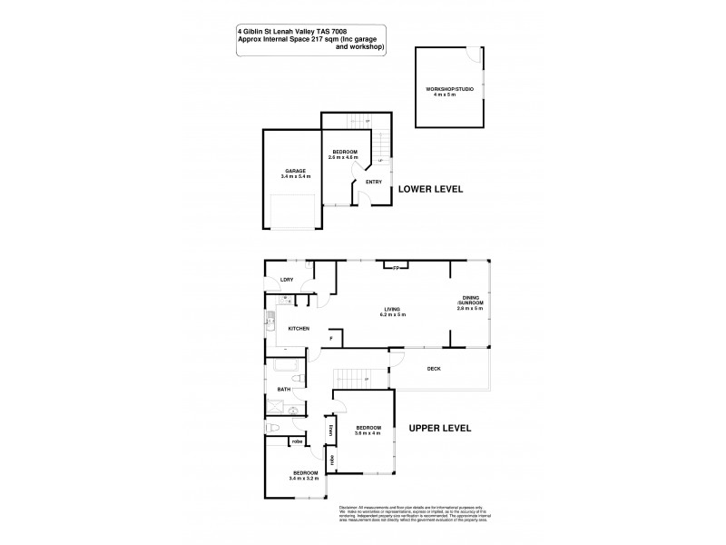 4 Giblin Street, Lenah Valley TAS 7008 Floorplan