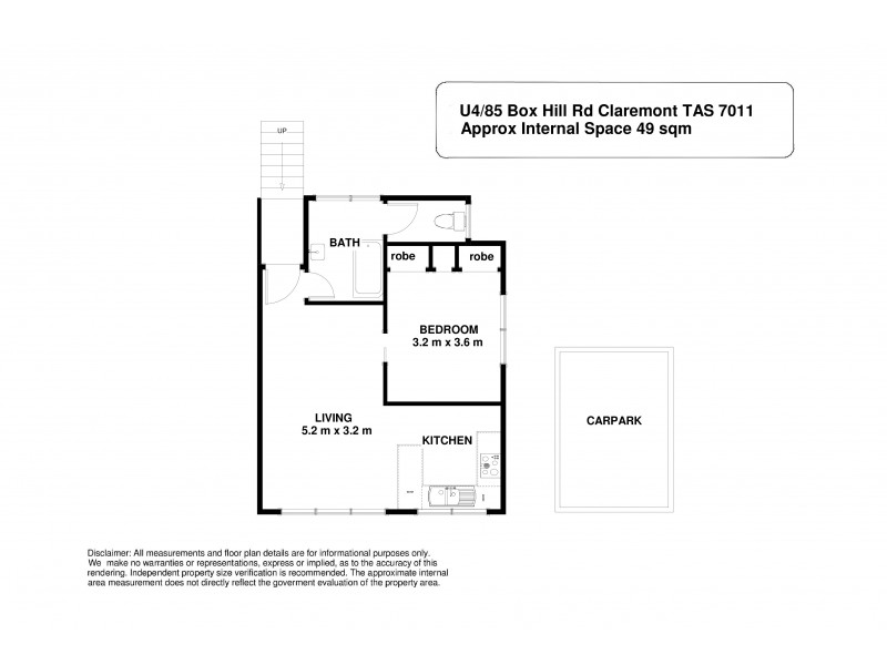 4/85 Box Hill Road, Claremont TAS 7011 Floorplan