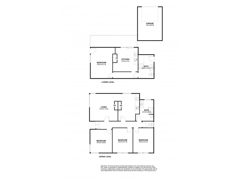 1 Valley Street, West Hobart TAS 7000 Floorplan