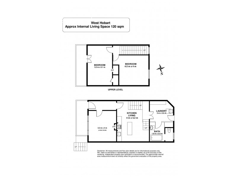 West Hobart TAS 7000 Floorplan