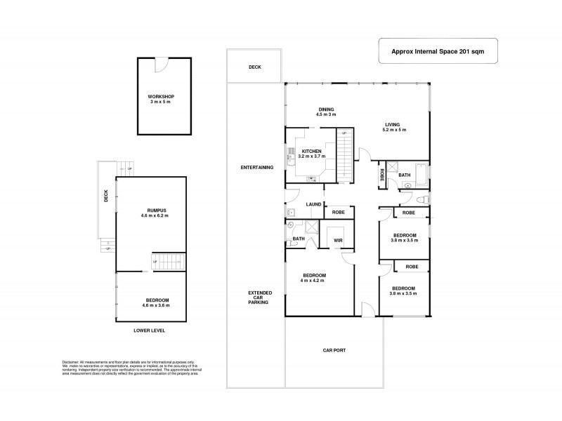 Taroona TAS 7053 Floorplan