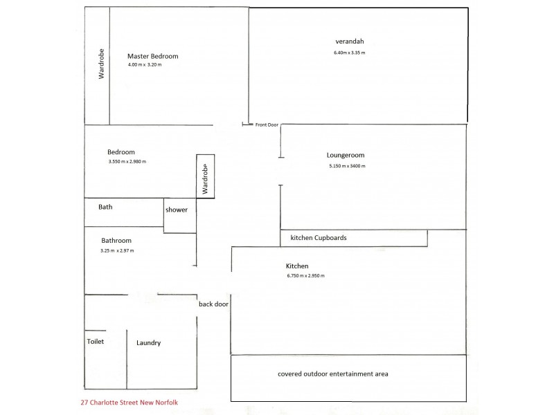 New Norfolk TAS 7140 Floorplan