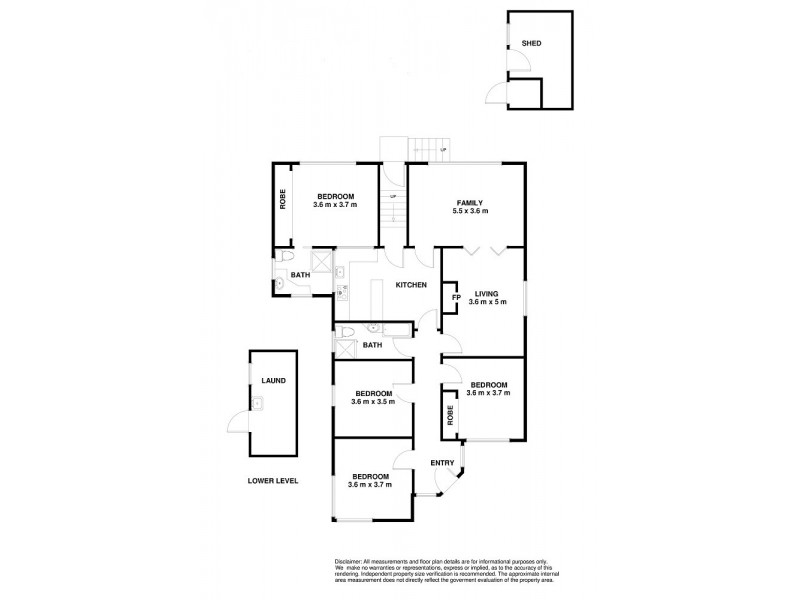 Taroona TAS 7053 Floorplan