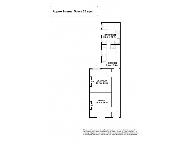 North Hobart TAS 7000 Floorplan