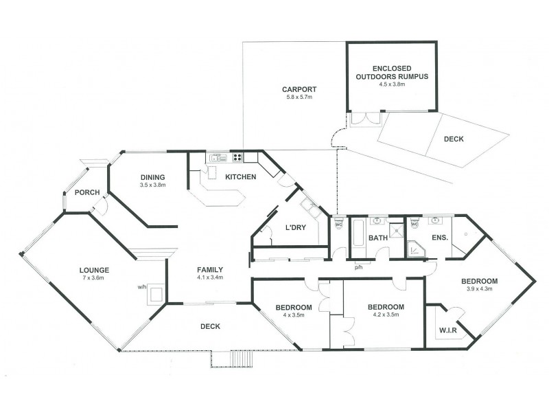 Claremont TAS 7011 Floorplan