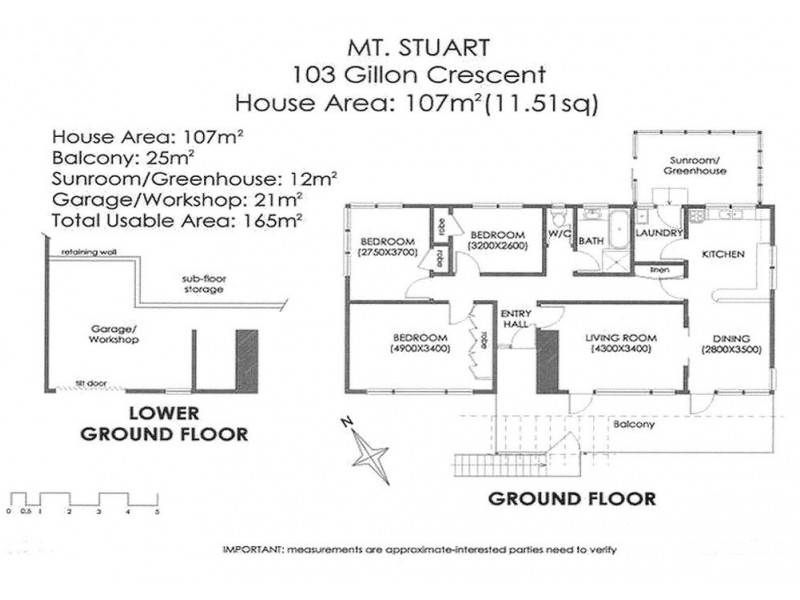 Mount Stuart TAS 7000 Floorplan