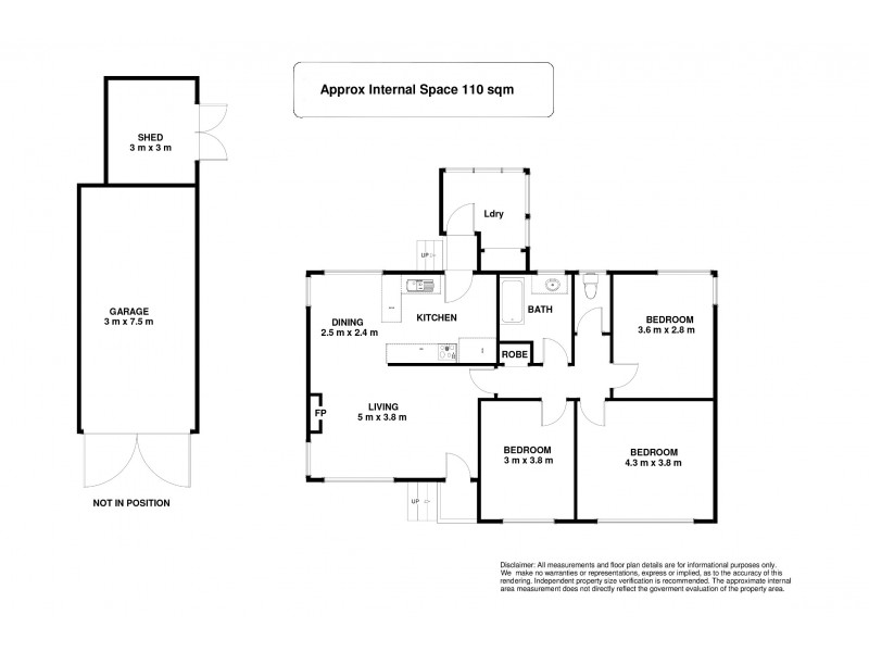 Risdon Vale TAS 7016 Floorplan