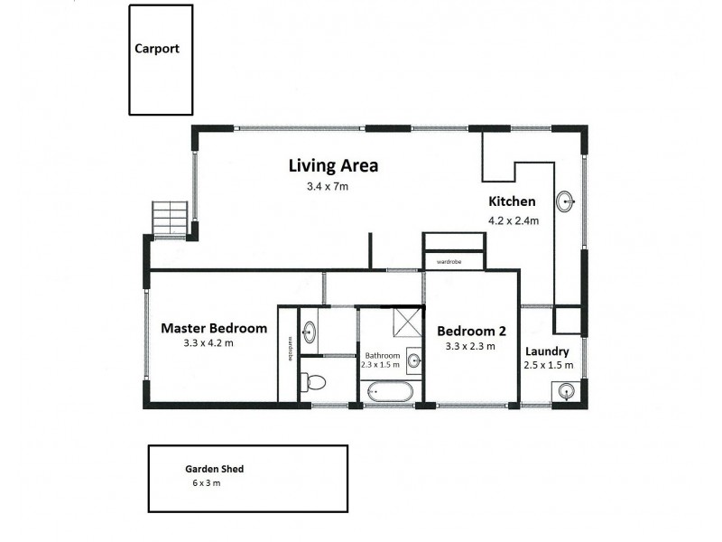 3/14 Calarie Court, Glenorchy TAS 7010 Floorplan