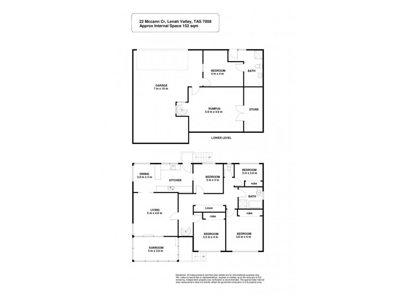 22 McCann Crescent, Lenah Valley TAS 7008 Floorplan