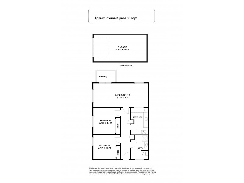 15/9 Alma Street, Bellerive TAS 7018 Floorplan