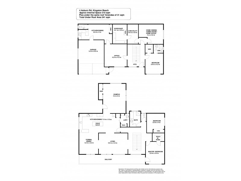4 Auburn Road, Kingston Beach TAS 7050 Floorplan