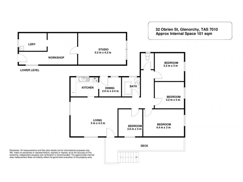 32 O’Brien Street, Glenorchy TAS 7010 Floorplan