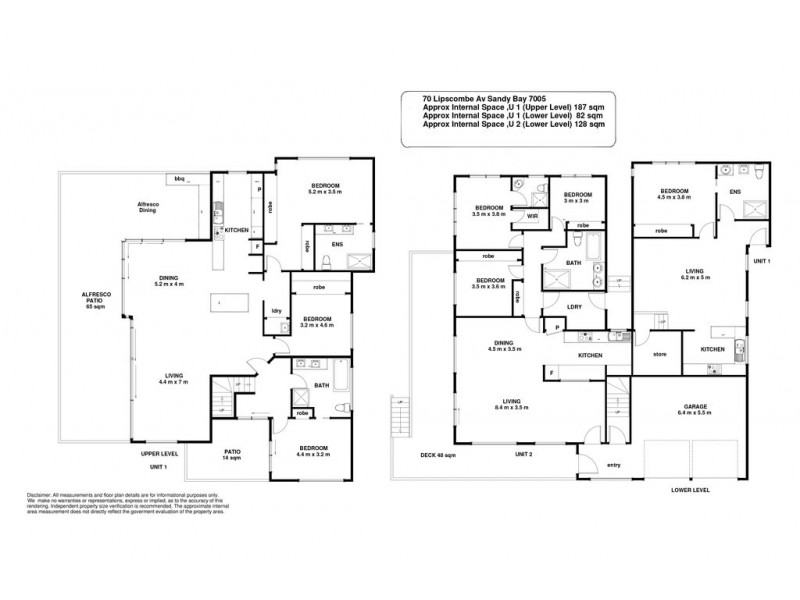 70 Lipscombe Avenue, Sandy Bay TAS 7005 Floorplan