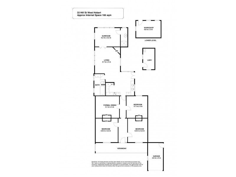 33 Hill Street, West Hobart TAS 7000 Floorplan