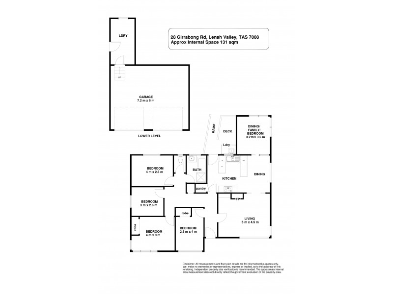 28 Girrabong Road, Lenah Valley TAS 7008 Floorplan