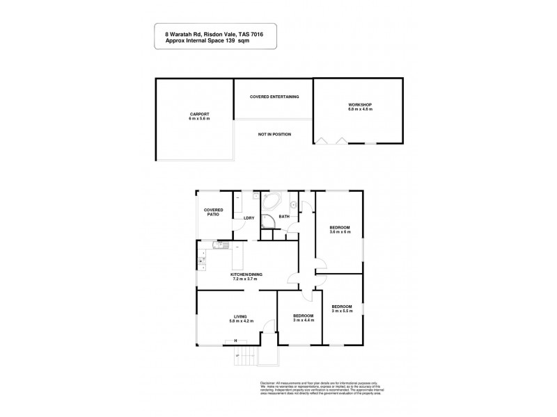 8 Waratah Road, Risdon Vale TAS 7016 Floorplan