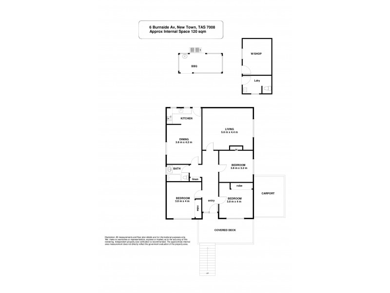 6 Burnside Avenue, New Town TAS 7008 Floorplan