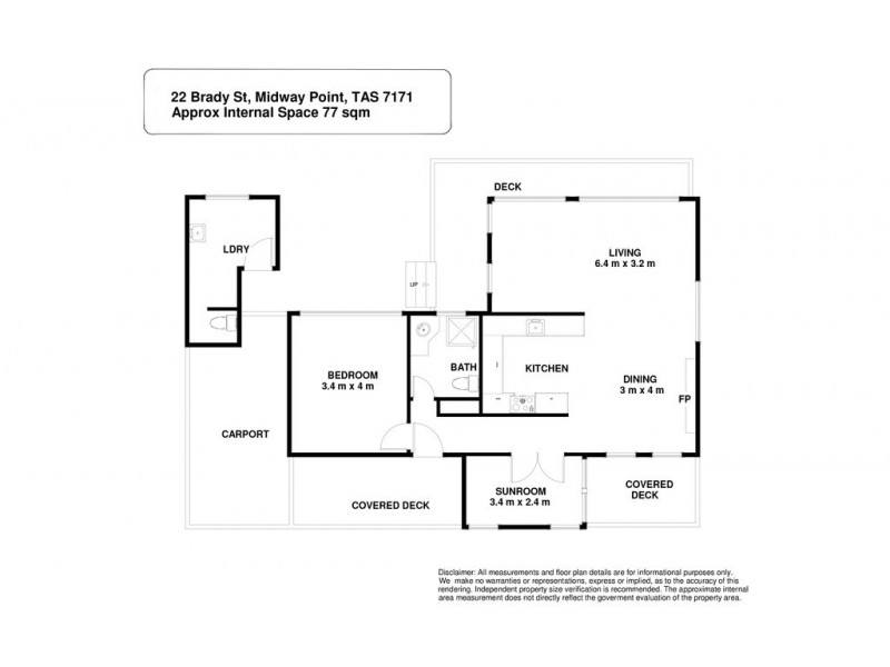22 Brady Street, Midway Point TAS 7171 Floorplan