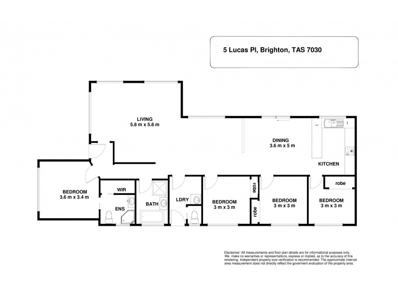 5 Lucas Place, Brighton TAS 7030 Floorplan