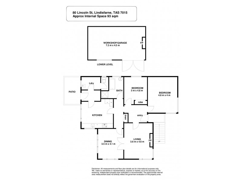 80 Lincoln Street, Lindisfarne TAS 7015 Floorplan