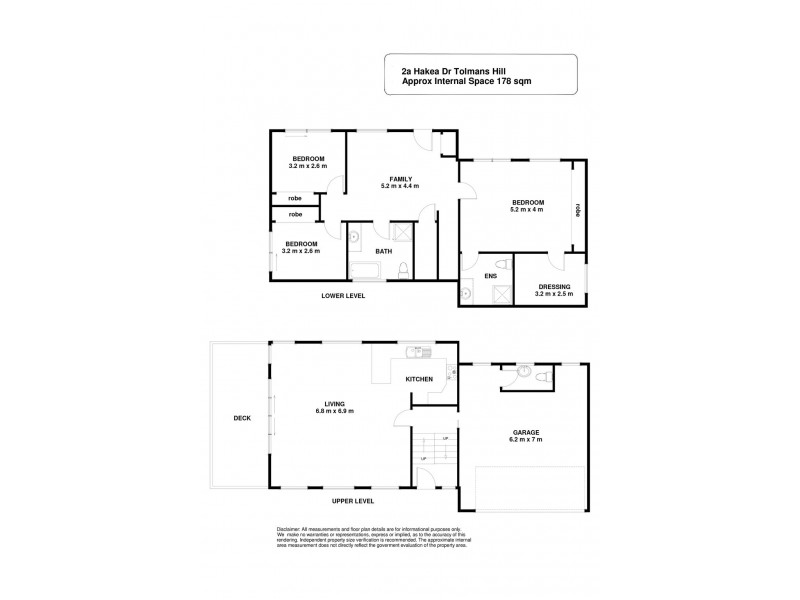 2A Hakea Drive, Tolmans Hill TAS 7007 Floorplan
