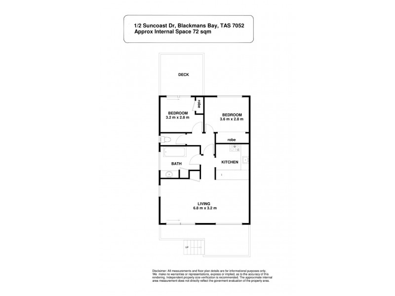 1/2 Suncoast Drive, Blackmans Bay TAS 7052 Floorplan