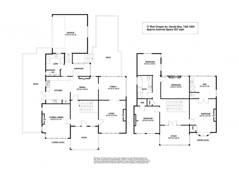 17 Red Chapel Avenue, Sandy Bay TAS 7005 Floorplan