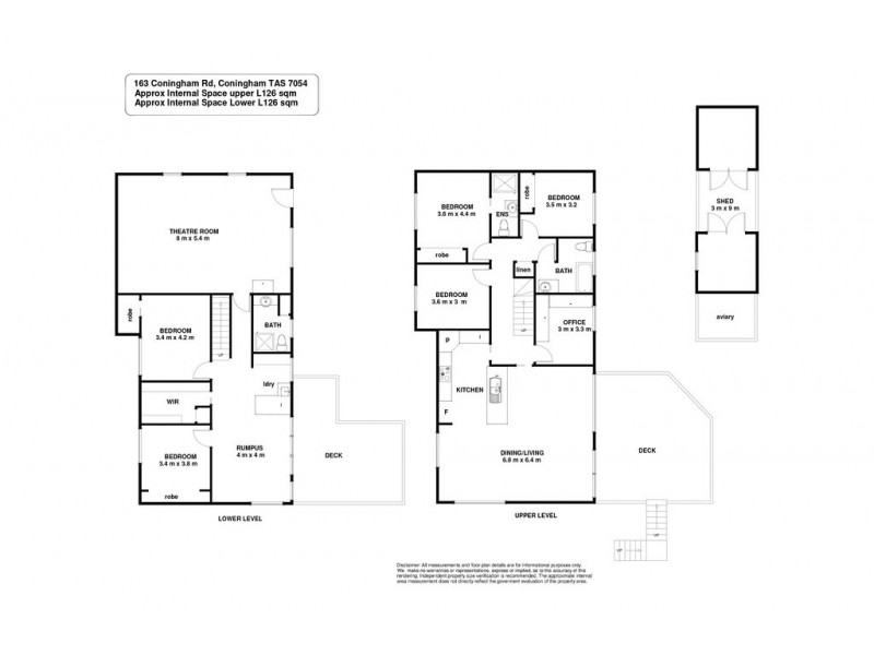 163 Coningham Road, Coningham TAS 7054 Floorplan