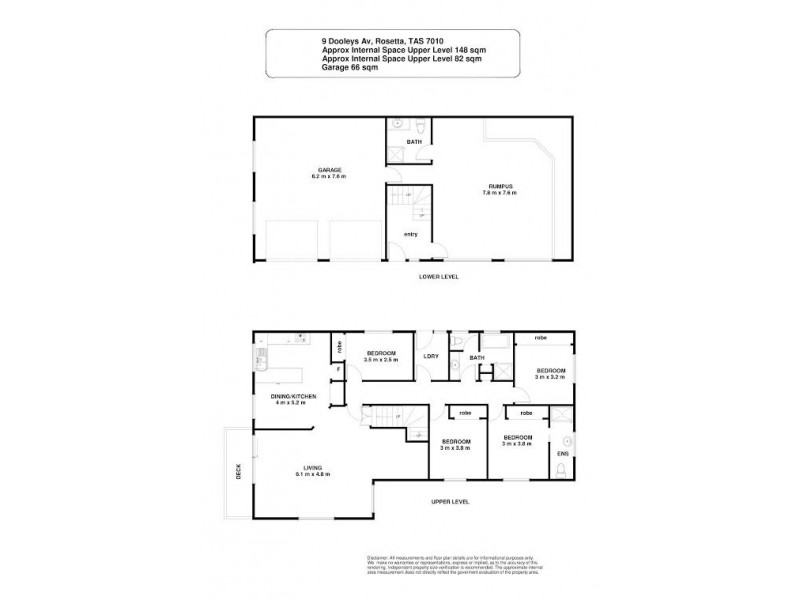 9 Dooleys Avenue, Rosetta TAS 7010 Floorplan