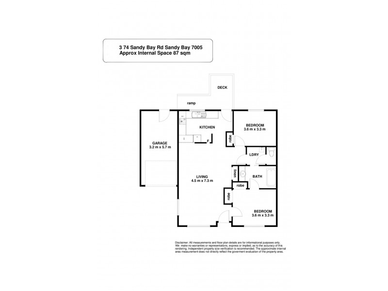 3/74 Sandy Bay Road, Battery Point TAS 7004 Floorplan