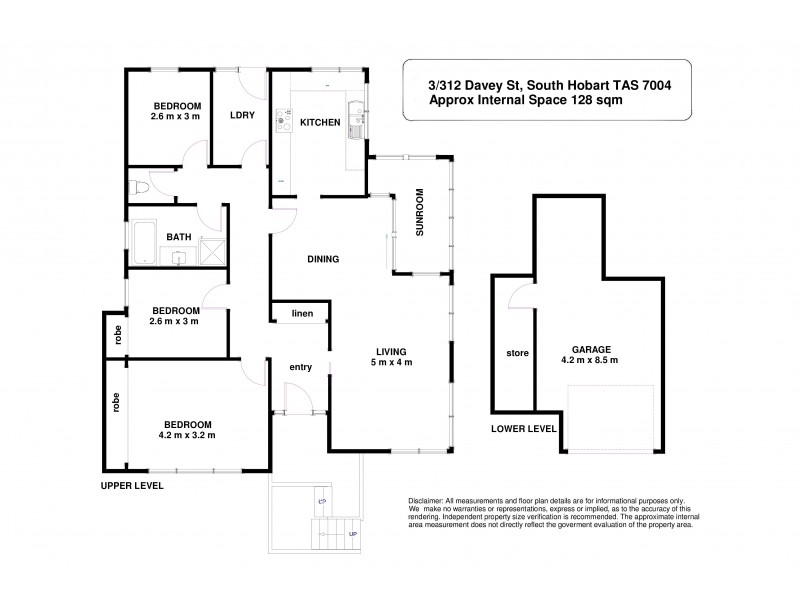 3/312 Davey Street, South Hobart TAS 7004 Floorplan