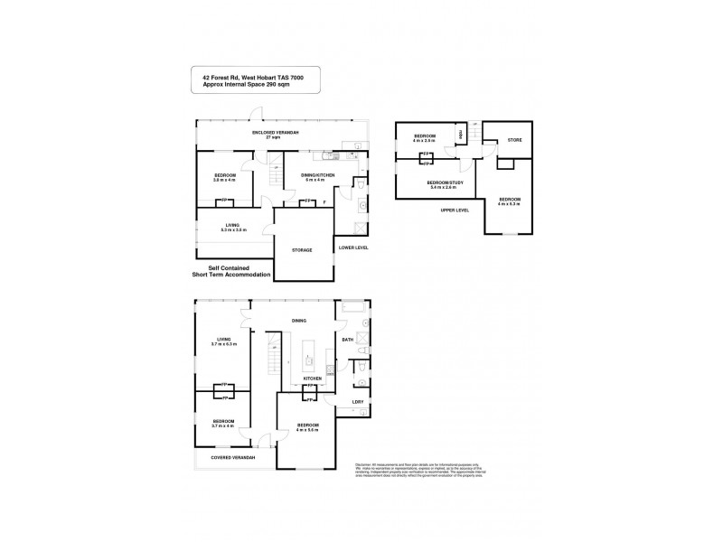 42 Forest Road, West Hobart TAS 7000 Floorplan