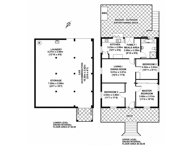13 Seventh Avenue, Sandgate QLD 4017 Floorplan