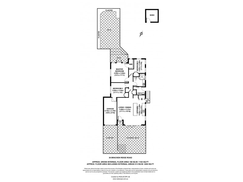 38 Bracken Ridge Rd, Sandgate QLD 4017 Floorplan