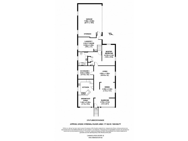 278 Flinders Parade, Sandgate QLD 4017 Floorplan