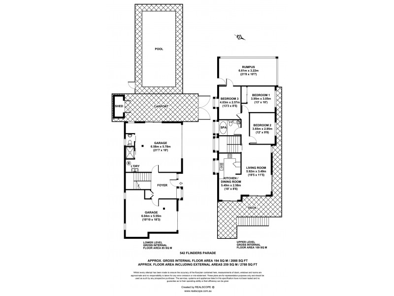 542 Flinders Parade, Brighton QLD 4017 Floorplan
