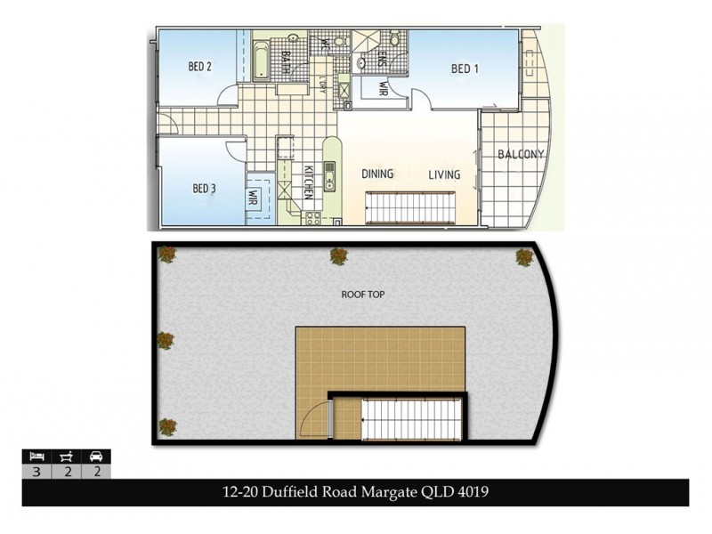 48/12-20 Duffield Road, Margate QLD 4019 Floorplan