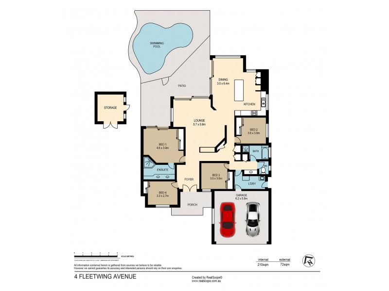 4 Fleetwing Avenue, Newport QLD 4020 Floorplan