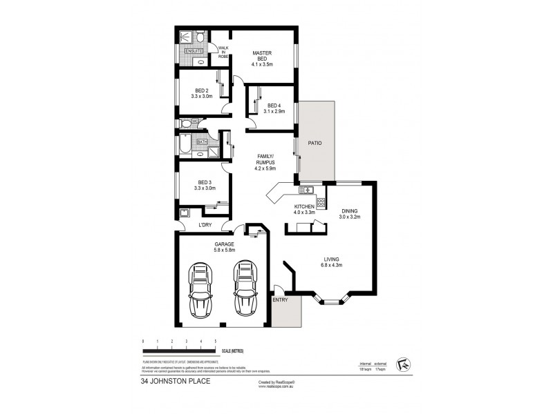 34 Johnston Place, Bracken Ridge QLD 4017 Floorplan