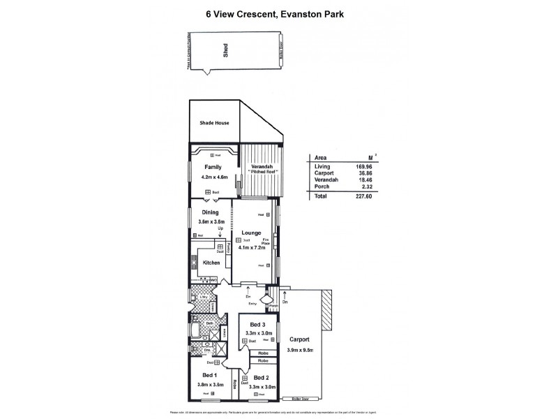 6 View Crescent, Evanston Park SA 5116 Floorplan
