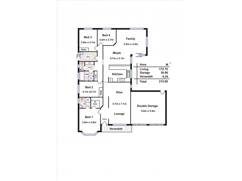 11 Teal Court, Hewett SA 5118 Floorplan