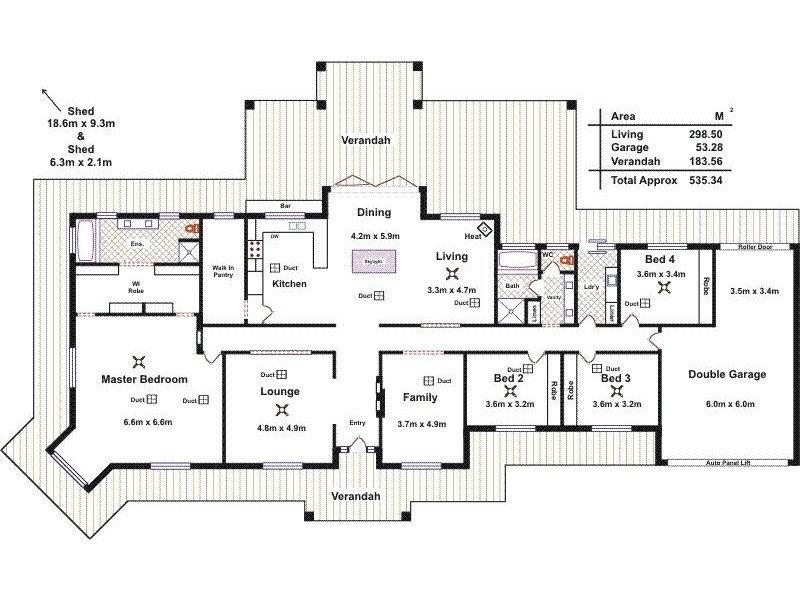 358 Ashwell Road, Templers SA 5371 Floorplan