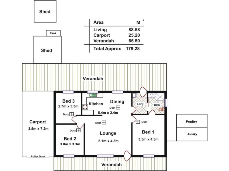 Unit 2/18 Gosford Street, Gawler West SA 5118 Floorplan