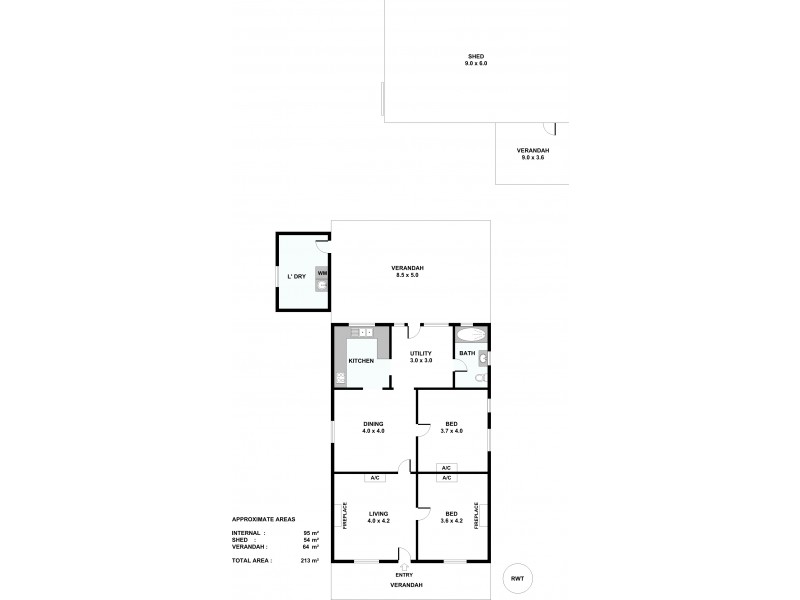 64 Second Street, Gawler South SA 5118 Floorplan