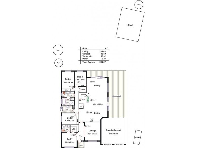7 Ian Ross Drive, Williamstown SA 5351 Floorplan