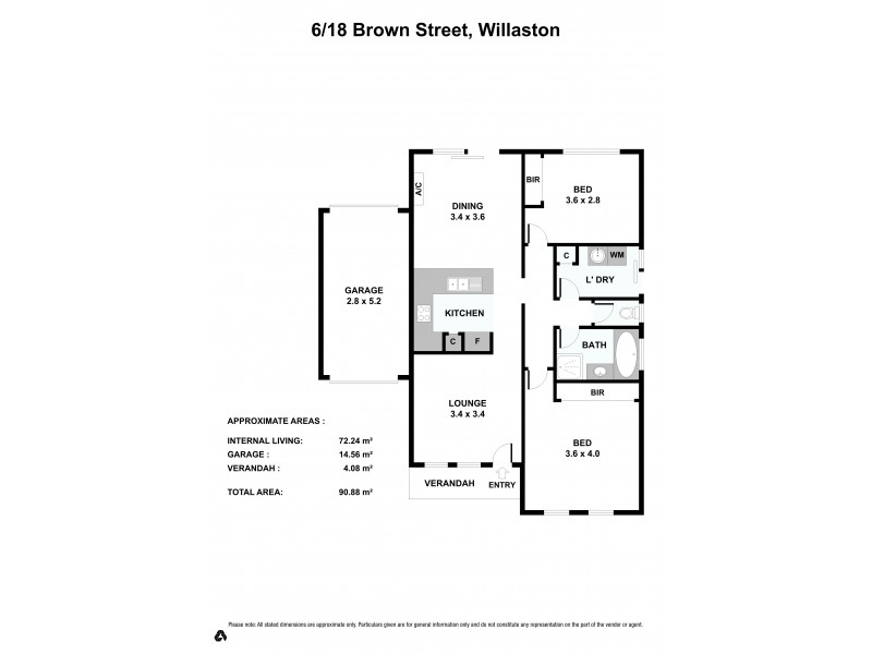 6/18 Brown Street, Willaston SA 5118 Floorplan