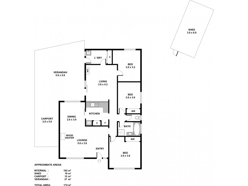 8 Harkness Street, Willaston SA 5118 Floorplan