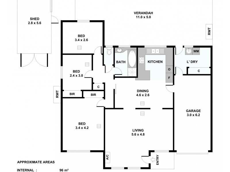 Unit 2/18 Jerningham Street, Gawler SA 5118 Floorplan