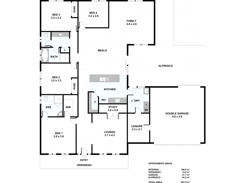 20 Lord Lynedoch Street, Lyndoch SA 5351 Floorplan